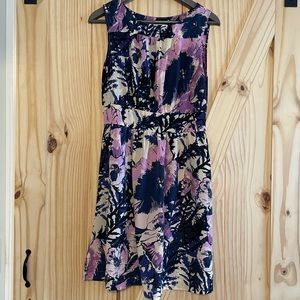 Sabine Floral Sleeveless A-Line Dress